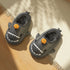 Sharkicks Basic - Hiver, Chaussons Requins Citrouille, Talon Ouvert